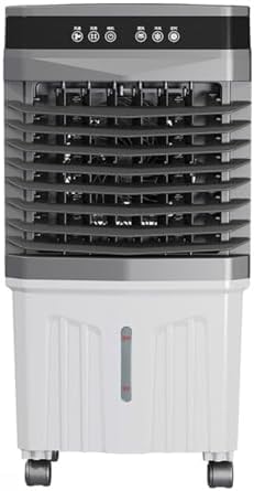 GENERIC Refroidisseur D'air Portable 3-en-1 Eative AC Unit, 1800CFM Ventilateur De Refroidissement Rapide Avec Télécommande, Réservoir D'eau Lar, Fonctionnement Silencieux Pour La Chambre De Bureau à Domicile