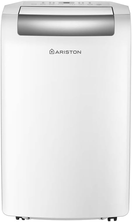 Ariston Mobis 8, Climatiseur Mobile Compact 3 En 1, 8.000 Btu/h, Air Pur, Silencieux