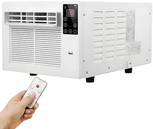 Unité De Climatisation Portable Compacte Avec Moustiquaire, 38dB Déshumidificateur Silencieux Pour La Chambre à Coucher Et La Tente De Camping, Climatiseur De Refroidissement Rapide Pour Les Petits Es