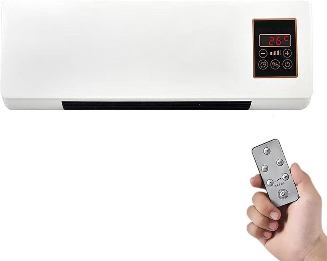 Climatiseur Ventilateur Climatiseur Mini Split AC/Hélateur, Climatisation Murale Mobile, Unités Climatisées Avec Fonctions De Refroidissement Et Ventilateur
