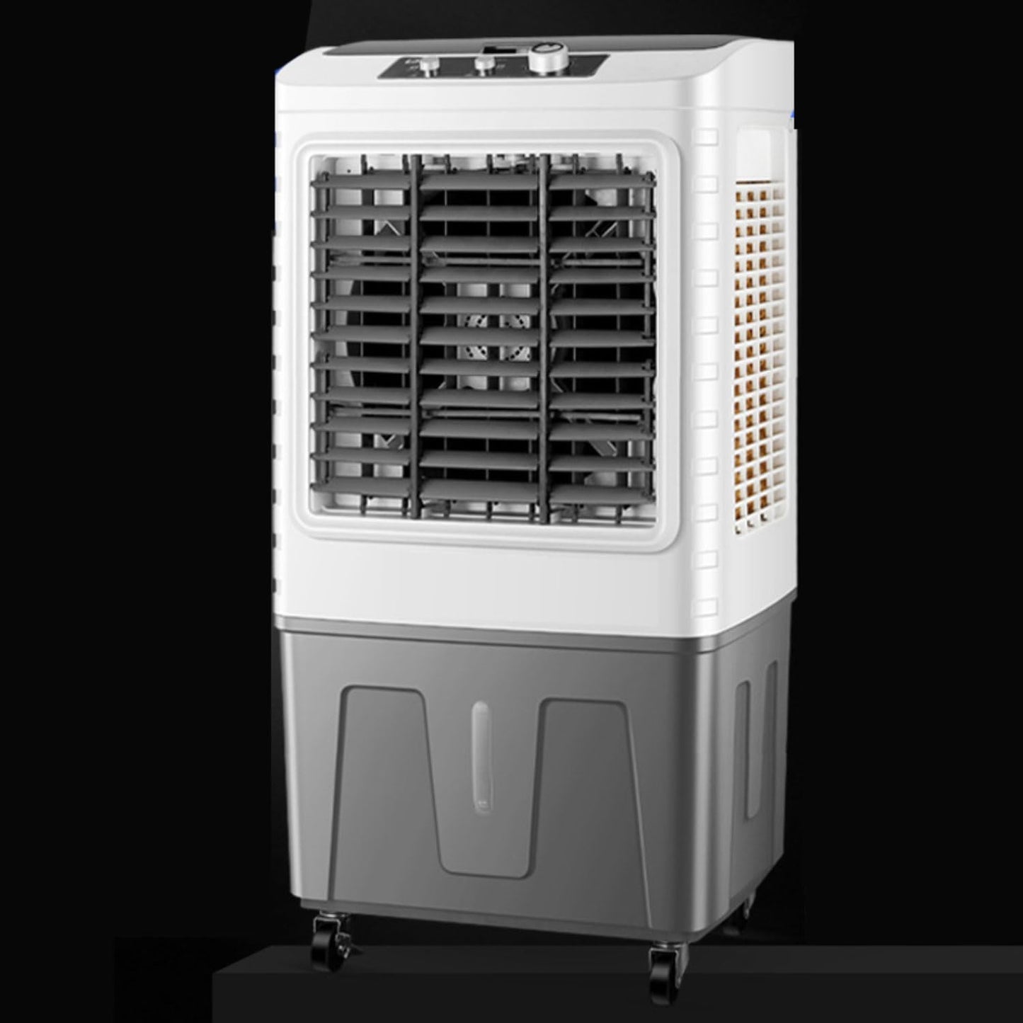 Rafraichisseur D'air Silencieux- Climatiseur Mobile Portable Sans Évacuation 3 Modes 3 Vitesses Oscillation 120° Ventilateur Refroidisseur D'air Avec Réservoir 50L Pour Maison Bureau