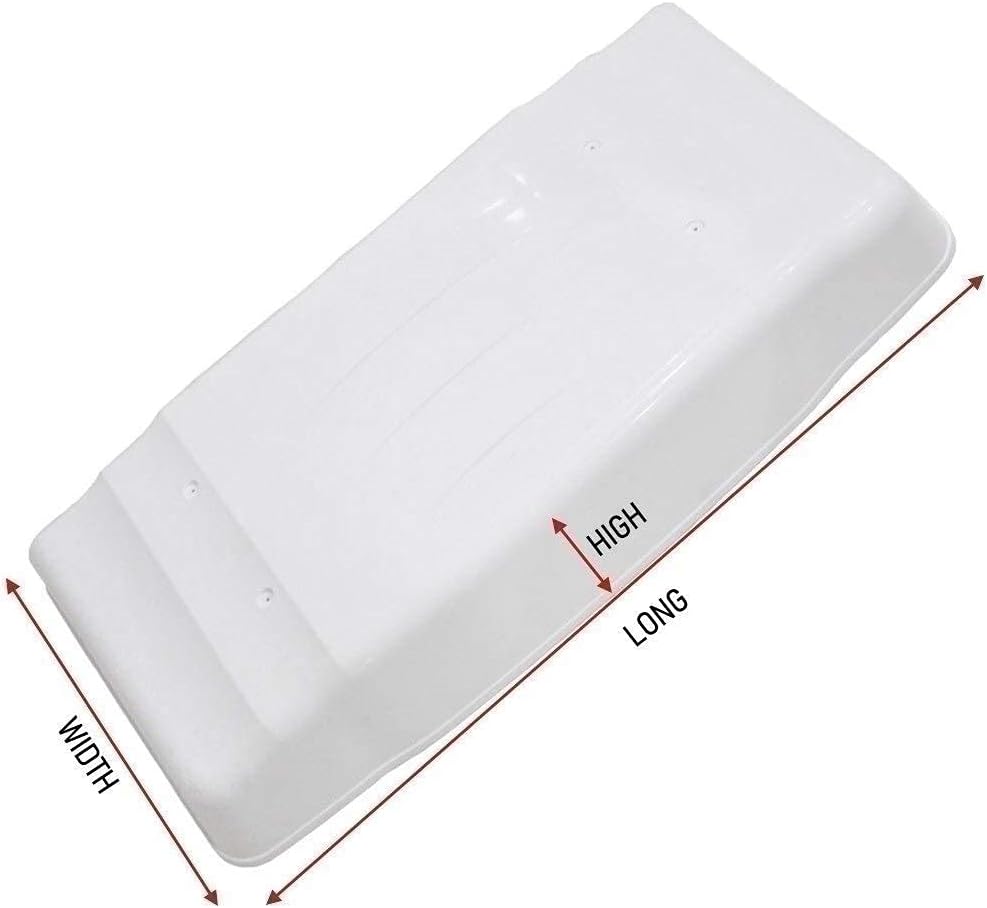  Housse De Protection Robuste En PVC Imperméable Pour Climatiseur Extérieur - Protection Toute L'année Avec 2 Fils D'acier - 110 X 47 X 17 Cm - Blanc