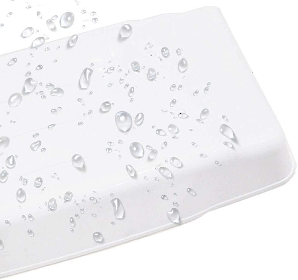  Housse De Protection Robuste En PVC Imperméable Pour Climatiseur Extérieur - Protection Toute L'année Avec 2 Fils D'acier - 110 X 47 X 17 Cm - Blanc
