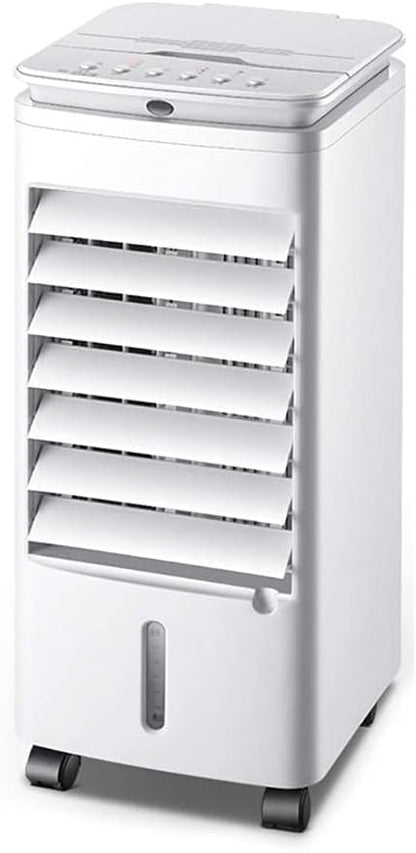 GENERIC Refroidisseur évaporatif Portable Avec Ventilateur à Distance à 3 Vitesses Pour L'air Sec, Unité De Refroidissement De Bureau à Domicile Compacte Avec Coussin En Nid D'abeille, Fonctionnement Silencie