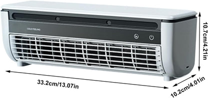  Générique Ventilateur Rafraîchisseur D'Air | Ventilateur D'Air Frais Pour Chambre à Coucher,Appareil De Ventilation Avec Fonction Chargeur Sans Fil Pour Usage Intérieur Extérieur Maison Voyage