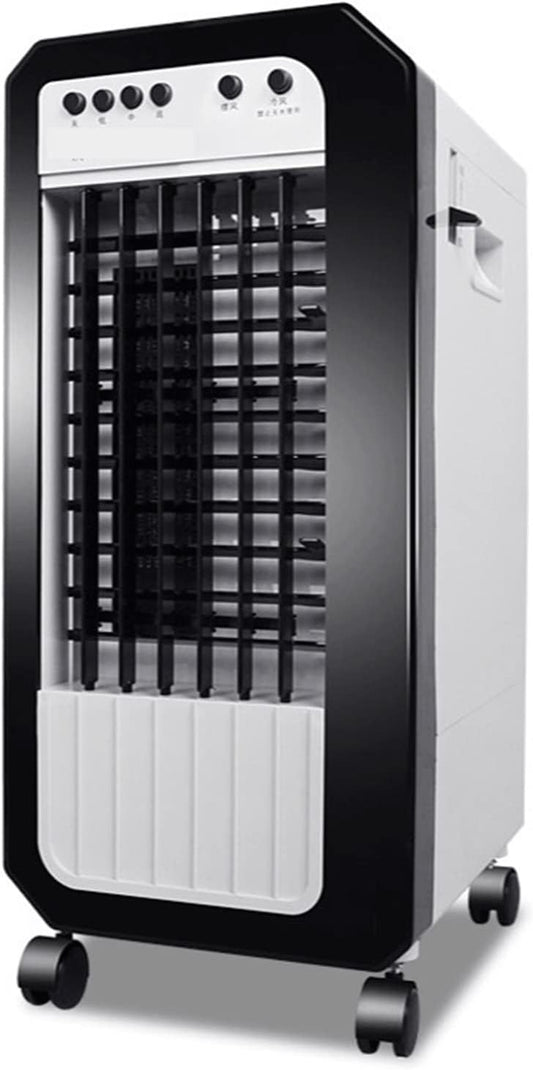 GENERIC Climatiseur Portable, Ventilateur De Climatisation à Double Usage (Froid Et Chaud), Télécommande, Climatiseur Domestique Compact Et Mobile Refroidi à L'eau (Blanc)