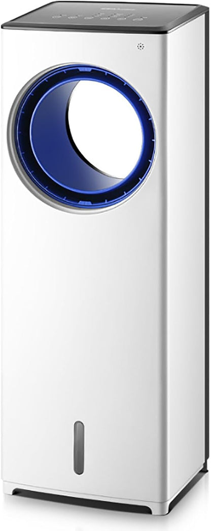  ERICAT Climatiseurs Portables, Refroidisseur D'air Par Évaporation Avec Minuterie De 1 À 8 Heures, Trois Vitesses De Vent Réglables, Rotation À 40°, Conception Sans Rabat, Pour Dortoir, Chambre