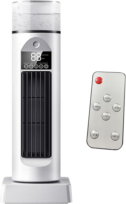  Ventilateur De Refroidissement Pour Climatiseur, Unité De Climatisation Avec Affichage Numérique, Refroidisseur Oscillant Silencieux, 6 Vitesses, Avec Télécommande Et Réservoir D'eau, Minuterie De 6