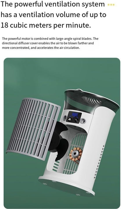  Climatiseurs Mobiles Portables, Ventilateur De Refroidissement Portable Avec Brume De Refroidissement 880 Ml, Réservoir D'eau De 880 Ml, 3 Réglages De Vitesse, Refroidisseur D'air Pour La Maison Et Le