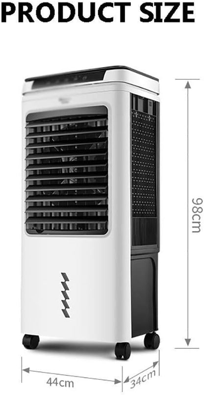  Refroidisseur D'air Pour Bureau à Domicile Refroidisseur D'air Portable De 40 Litres, Affichage LED, 3 Vitesses De Ventilateur, Minuterie De 24 Heures, Télécommande, Climatiseur Portable 16 000