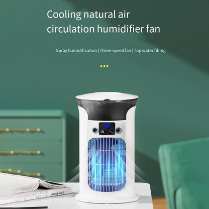  Climatiseurs Mobiles Portables, Ventilateur De Refroidissement Portable Avec Brume De Refroidissement 880 Ml, Réservoir D'eau De 880 Ml, 3 Réglages De Vitesse, Refroidisseur D'air Pour La Maison Et Le