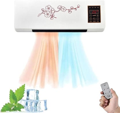  Circulateur D'air, Fonctions D'air, De Chauffage Et De Ventilateur Mobiles Muraux Portables, Fixés Au Mur Avec Télécommande For La Maison, Le Bureau(A)