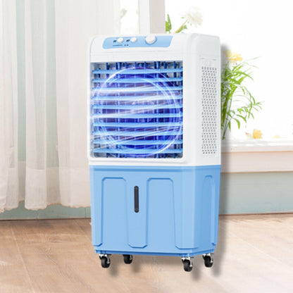 GENERIC Réservoir De Refroidisseur évaporatif 40L, Climatisation Portable Avec Télécommande, Pivotant à 120°, Calme Jusqu'à 40dB, Idéal Pour Le Garage, La Cour Et Le Commerce, Aucun Tuyau Requis
