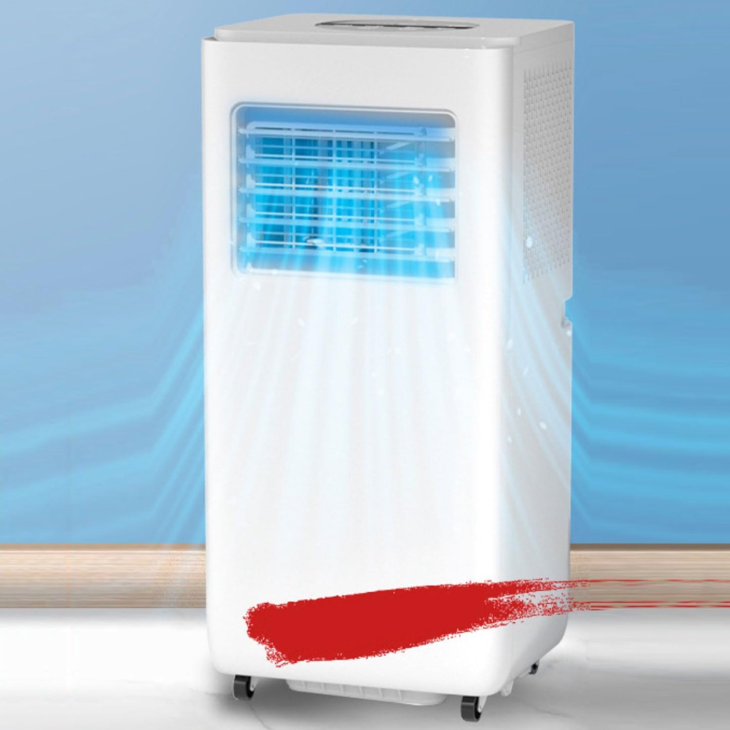  Climatiseur Portable Smart AC Unit Télécommande Déshumidificateur De Refroidissement Rapide Mode De Sommeil Silencieux Kit De Fenêtre De Minuterie 24H Inclus Pour Le Bureau à Domicile De Chambre à Cou