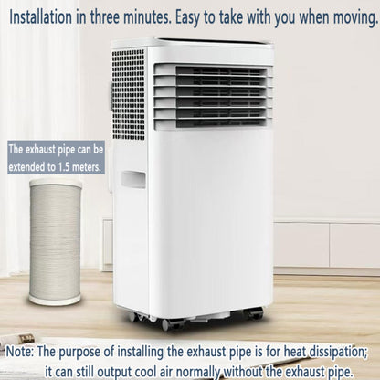  Climatisation Portable Refroidit Jusqu'à 350 Sq.Ft., Smart AC Avec Télécommande, Ventilateur Silencieux, Modes De Sommeil, Minuterie 24H, Kits De Fenêtre Pour La Maison Ou Le Bureau