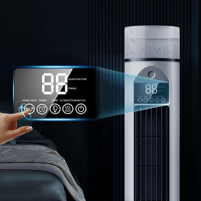 GENERIC Ventilateur D'air Froid, Ventilateur D'air Frais | Refroidisseur Oscillant Silencieux Sans Pales Avec Télécommande Et Réservoir D'eau, Humidificateur à 6 Vitesses Pour Chambre à Coucher, Bureau