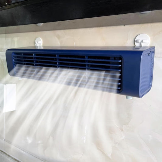 Ventilateur De Support Mural Sans Fenêtre Nécessaire, Circulateur D'air Sans Lame Portable Avec Télécommande, Système De Refroidissement De Bureau Silencieux Pour Le Dortoir De Bureau De Chambre à Cou