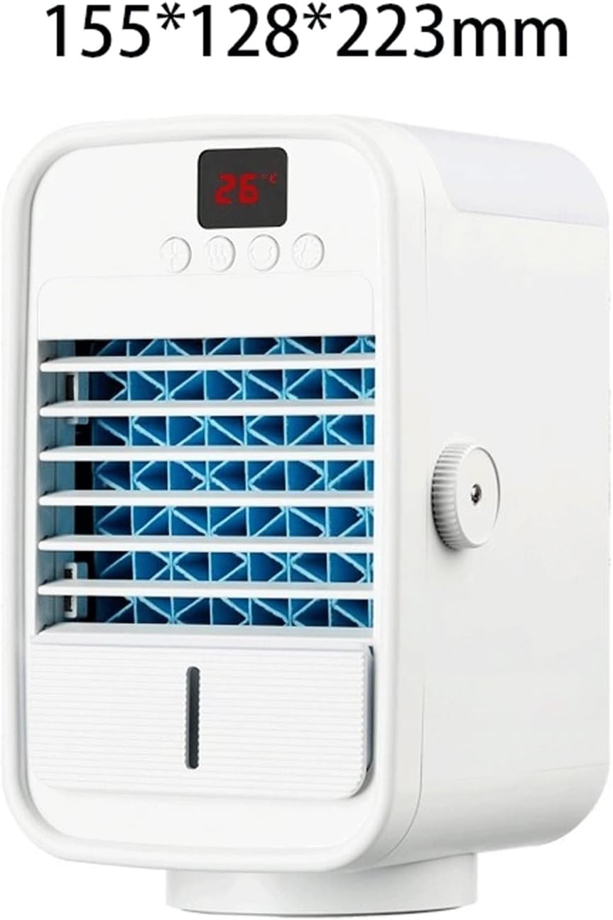  Climatiseur Portable, Petit Rafraîchisseur D'air De Bureau, Climatiseur Compact Pour La Maison, Le Dortoir Ou L'extérieur, Ventilateur Mobile Pour Bureau