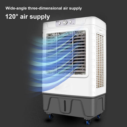  Climatiseur à évaporation, Refroidisseur D'air à Oscillation De 120°, 3 Vitesses De Vent Pour Une Utilisation En Intérieur Et En Extérieur