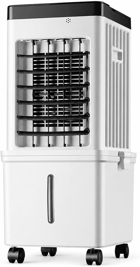  Climatiseur Portable Avec Réservoir 15 L Amovible, Climatiseur Mobile Sans Évacuation, 3 Vitesses, Climatisation Mobile Avec Minuterie 7,5 H Pour Maison Et Bureau