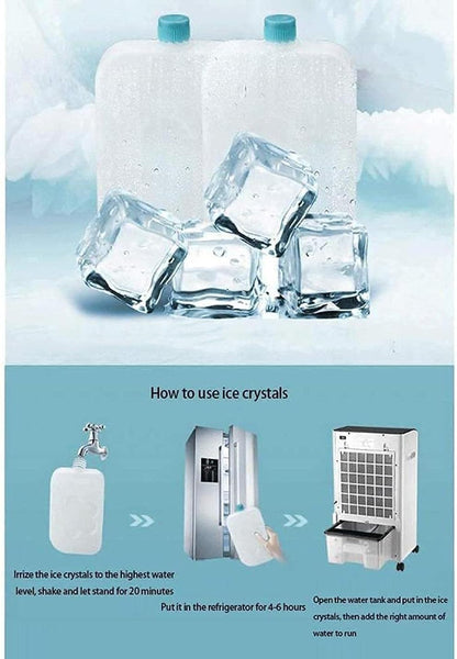 Unité De Climatisation Pour La Maison, Ventilateur De Refroidissement Silencieux Et Silencieux à économie D'énergie, Ventilateur De Refroidissement Mobile/humidificateur/purificateur D'air Pour Chamb