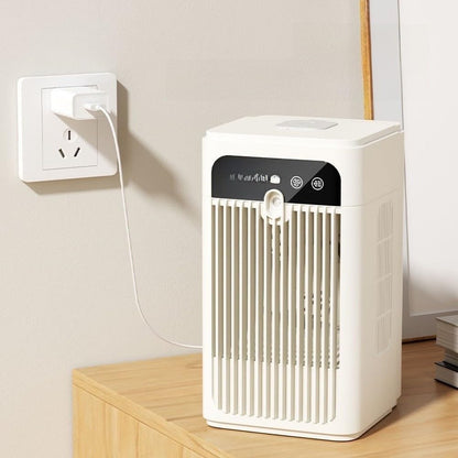  Refroidisseur D'air Portable Avec Minuterie Intelligente, 500 Ml Pour Mini Climatiseur Mobile, Double Ventilateur Silencieux De 3000 MAh, Utilisé Pour La Maison, Le Bureau, La Cuisine
