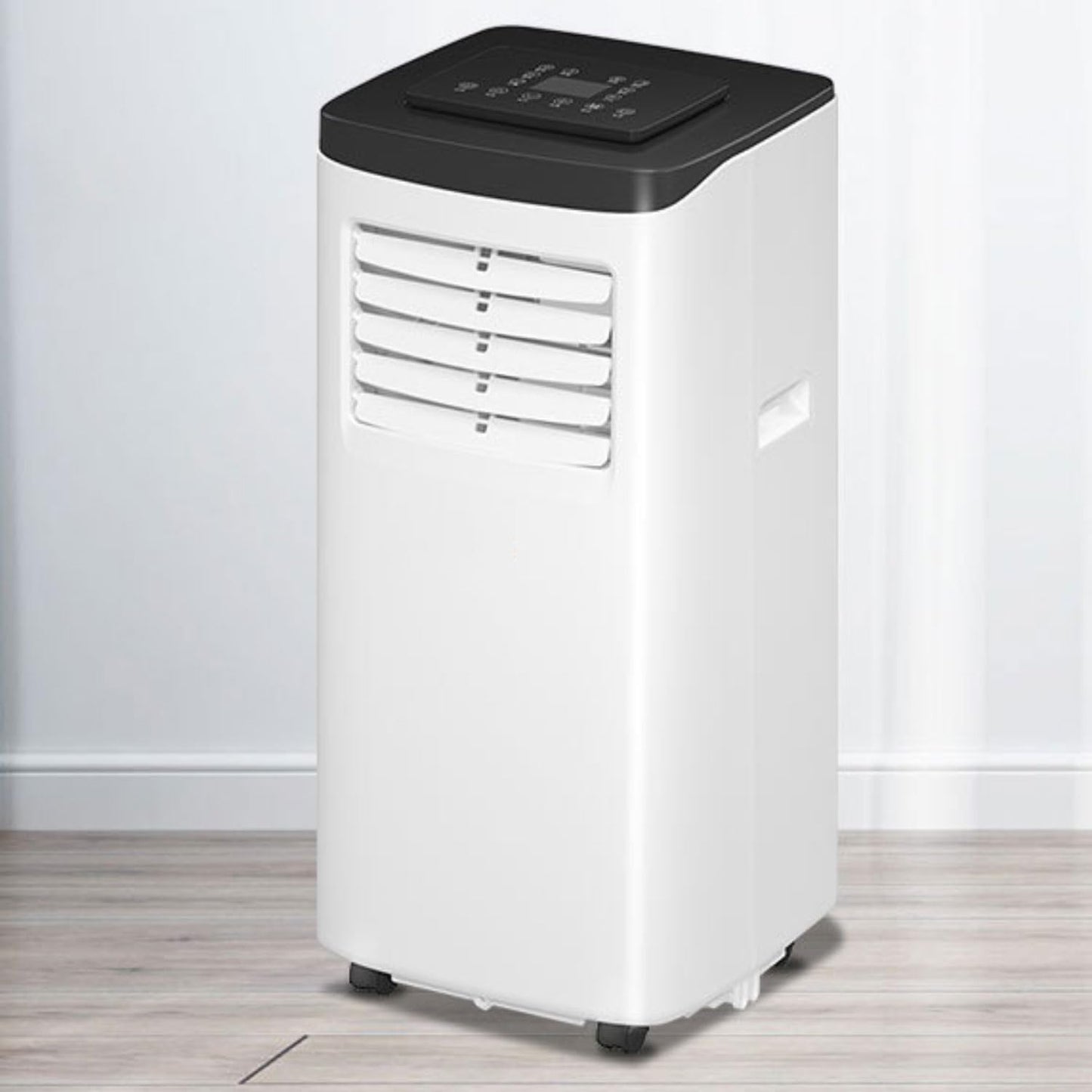 GENERIC Petit Climatiseur Portable - Déshumidificateur Intégré - 30 M² - Climatiseur Mobile Silencieux Avec Kit De Fenêtre Et Télécommande - Unité De Refroidissement Oscillante à 120° Avec 2 Vitesses Et 3