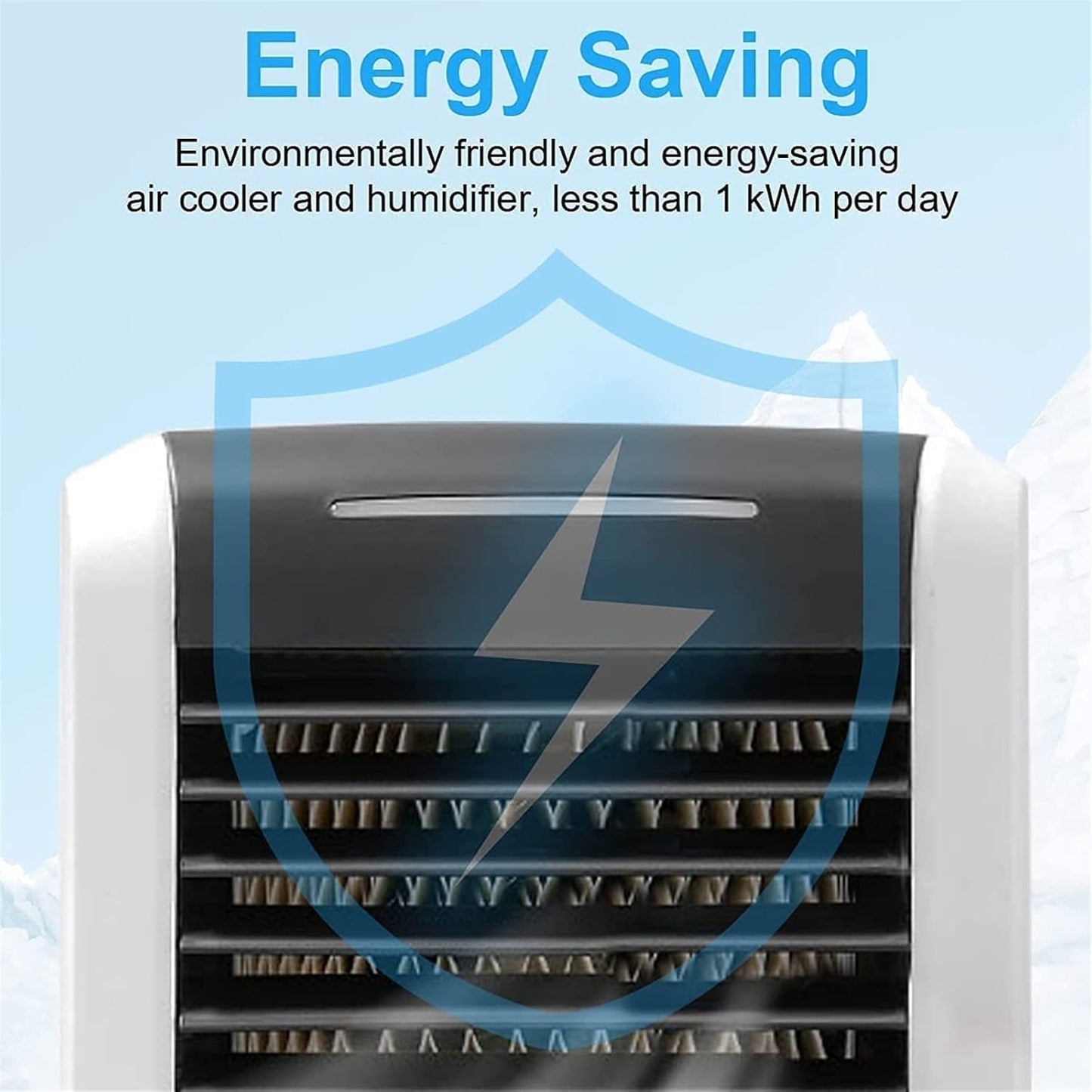  DieffematicKTY Climatiseur Mobile Portable Air Conditioners, Personal Air Coolers, Small Evaporative Coolers, Silent Mini Fans