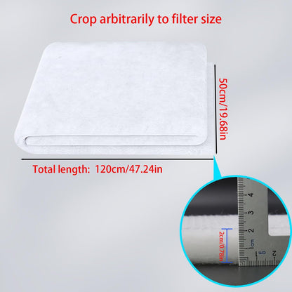  Filtre Pour Climatisation Gainable 50 X 120cm à Découper - G4 Convient Aux Conduits De Climatisation Industriel à Poussière (1pcs)