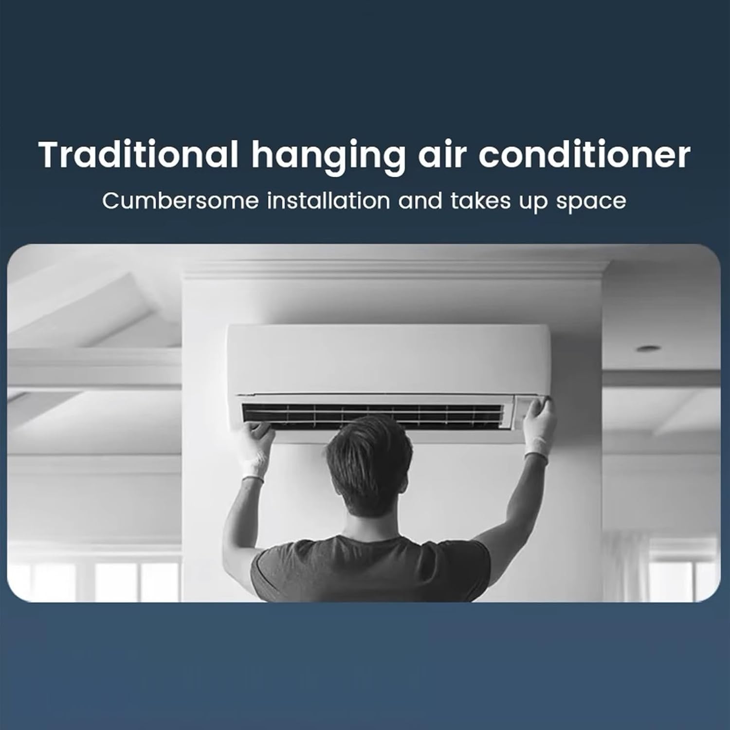 Générique Ventilateur Rafraîchisseur D'Air | Ventilateur D'Air Frais Pour Chambre à Coucher,Appareil De Ventilation Avec Fonction Chargeur Sans Fil Pour Usage Intérieur Extérieur Maison Voyage