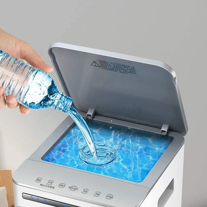  Refroidisseurs D'air Par Évaporation Compacts, Climatiseur Par Évaporation À 3 Flux, Purificateur Et Humidificateur, Avec Télécommande, Climatiseur Portable Silencieux, Idéal