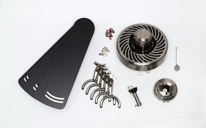  Westinghouse -78370 Ventilateur De Plafond D’intérieur En Acier Brossé De 132 Cm Cyclone