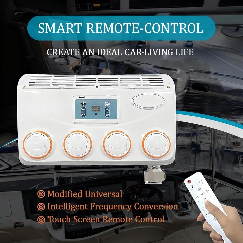  Refroidisseur De Climatiseur Portable Pour Véhicules VR | Installation Facile à Faible Bruit | Solution De Refroidissement De Voyage Et De Camping