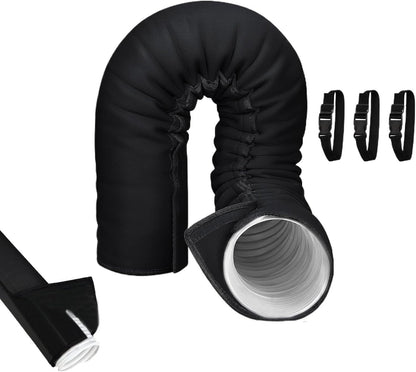  Gaine Isolante Pour Tuyau De Climatiseur Portable - Anti-Poussière Calorifugé Résistant UV | Gaine D'Évacuation Pour Climatiseur Portable | Pour Refroidissement, Entretien, Protection Intérieure, Mais