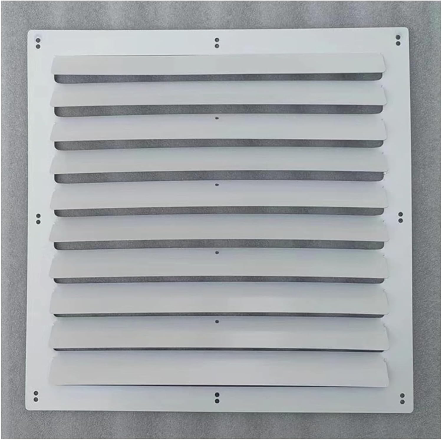 GENERIC Unité Extérieure De Climatiseur 65 X 65 Cm Avec Persiennes - Grille De Protection Contre Le Condensateur - Bouclier De Contrôle De La Température Pour Une Efficacité Accrue