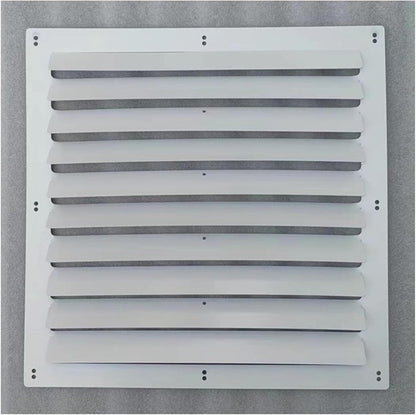 GENERIC Unité Extérieure De Climatiseur 65 X 65 Cm Avec Persiennes - Grille De Protection Contre Le Condensateur - Bouclier De Contrôle De La Température Pour Une Efficacité Accrue