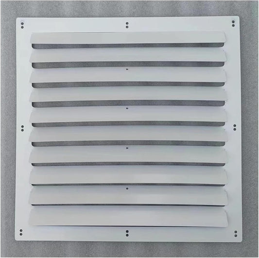 GENERIC Unité Extérieure De Climatiseur 65 X 65 Cm Avec Persiennes - Grille De Protection Contre Le Condensateur - Bouclier De Contrôle De La Température Pour Une Efficacité Accrue