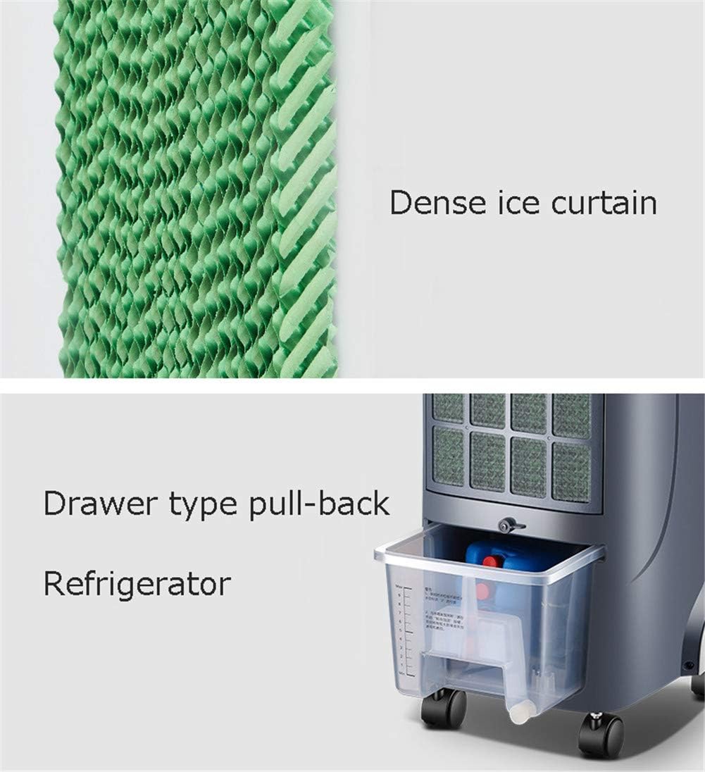  Climatiseur Rafraîchisseur D'air Mobile Économe En énergie Minuterie Fonction Purificateur Avec Filtres à Nid D'abeille 3 Vitesses (Mécanique)