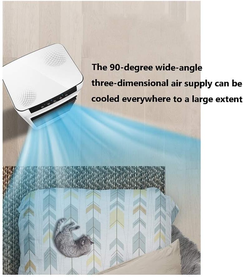  Refroidisseur D'air Pour Bureau à Domicile Refroidisseur D'air Portable De 40 Litres, Affichage LED, 3 Vitesses De Ventilateur, Minuterie De 24 Heures, Télécommande, Climatiseur Portable 16 000