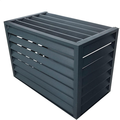 GENERIC Housse En Aluminium Pour Climatiseur Extérieur – Protection De Pompe à Chaleur Avec Clôture D'installation Facile Pour Une Résistance Aux Intempéries Et Une Durabilité Accrue