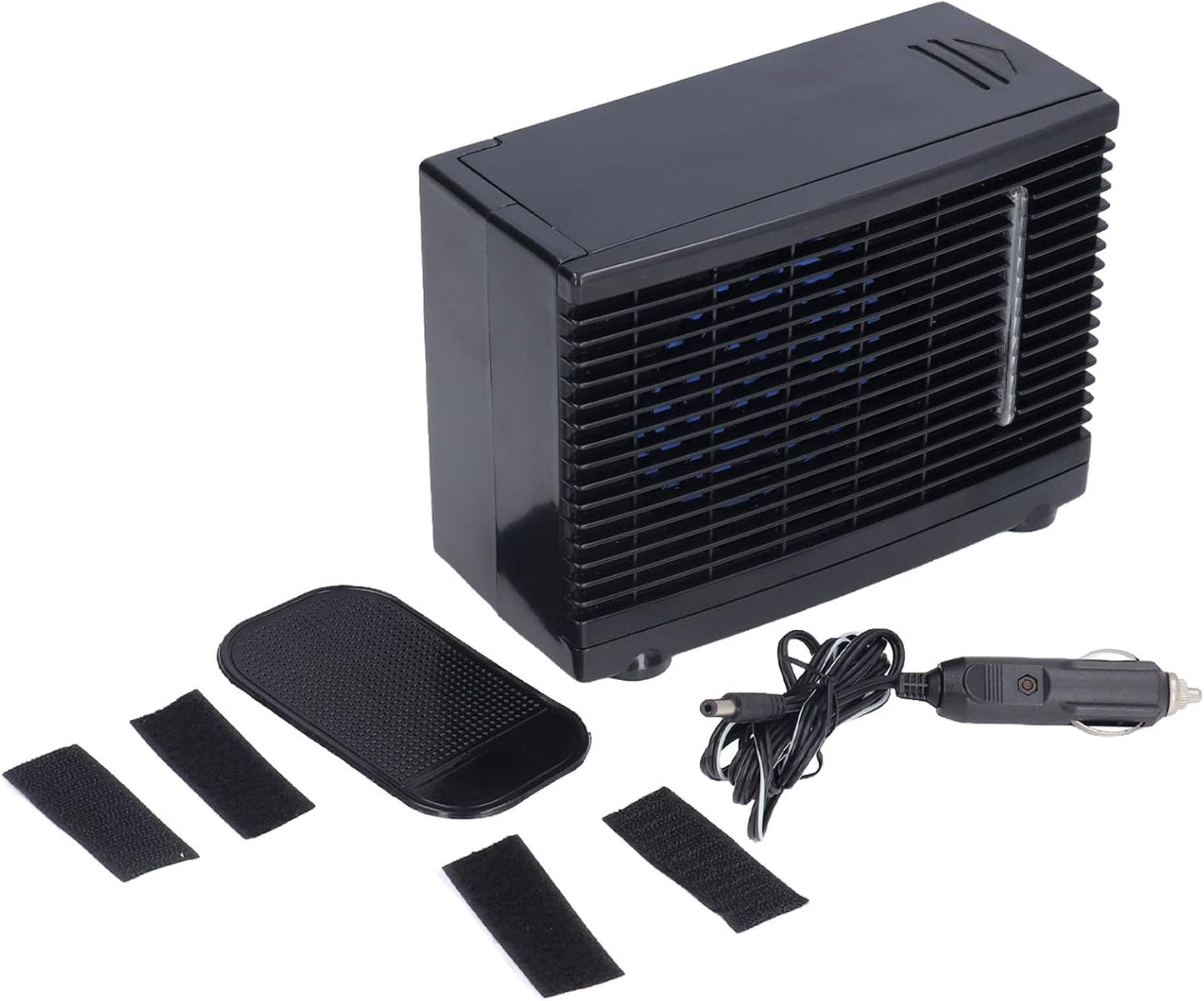  Climatiseur Portable 12V, Ventilateur Brumisateur Compact, 35W Faible Consommation Électrique, Réservoir D’Eau Froide - Fonctionnement Silencieux, Refroidissement Rapide,