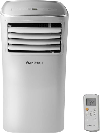  Ariston Mobis 8, Climatiseur Mobile Compact 3 En 1, 8.000 Btu/h, Air Pur, Silencieux