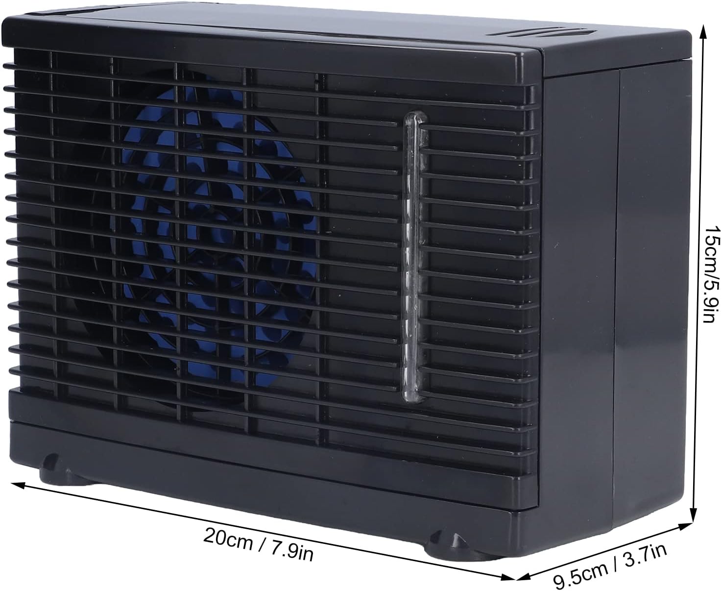  Climatiseur Portable 12V, Ventilateur Brumisateur Compact, 35W Faible Consommation Électrique, Réservoir D’Eau Froide - Fonctionnement Silencieux, Refroidissement Rapide,