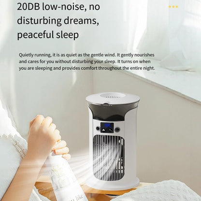  Climatiseurs Mobiles Portables, Ventilateur De Refroidissement Portable Avec Brume De Refroidissement 880 Ml, Réservoir D'eau De 880 Ml, 3 Réglages De Vitesse, Refroidisseur D'air Pour La Maison Et Le
