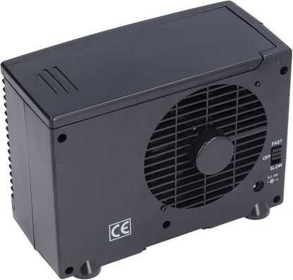  Climatiseur Portable 12V, Ventilateur Brumisateur Compact, 35W Faible Consommation Électrique, Réservoir D’Eau Froide - Fonctionnement Silencieux, Refroidissement Rapide,