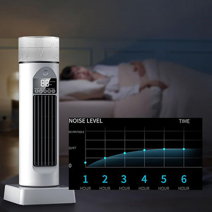  Ventilateur De Refroidissement Pour Climatiseur, Unité De Climatisation Avec Affichage Numérique, Refroidisseur Oscillant Silencieux, 6 Vitesses, Avec Télécommande Et Réservoir D'eau, Minuterie De 6