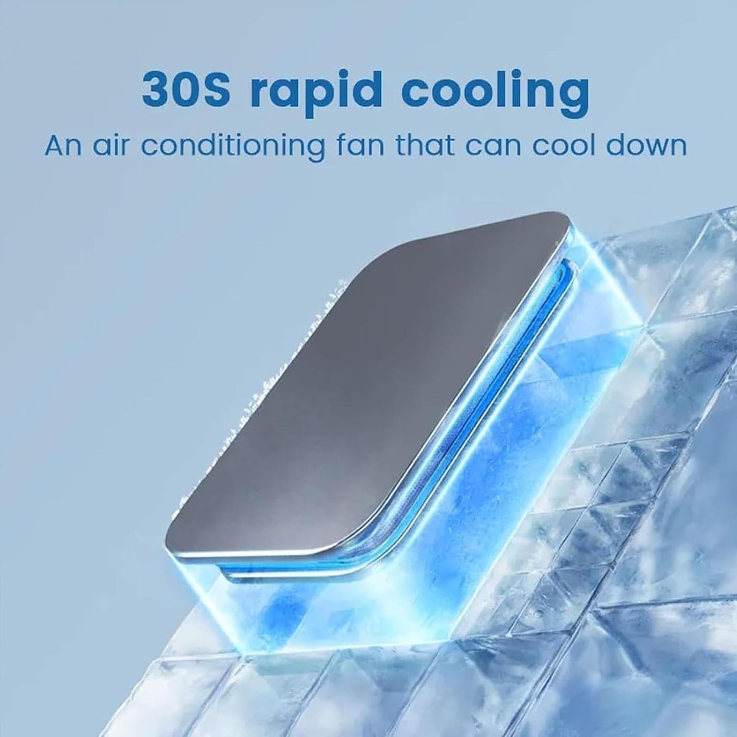  Wireless Charging Air Conditioner, 2025 Nouveau Climatiseur Mural Portable Sans Perçage, Climatiseur Mobile Avec 3 Vitesses & Télécommande, Refroidisseur D'air Pour Cuisine, Chambre (Noir)