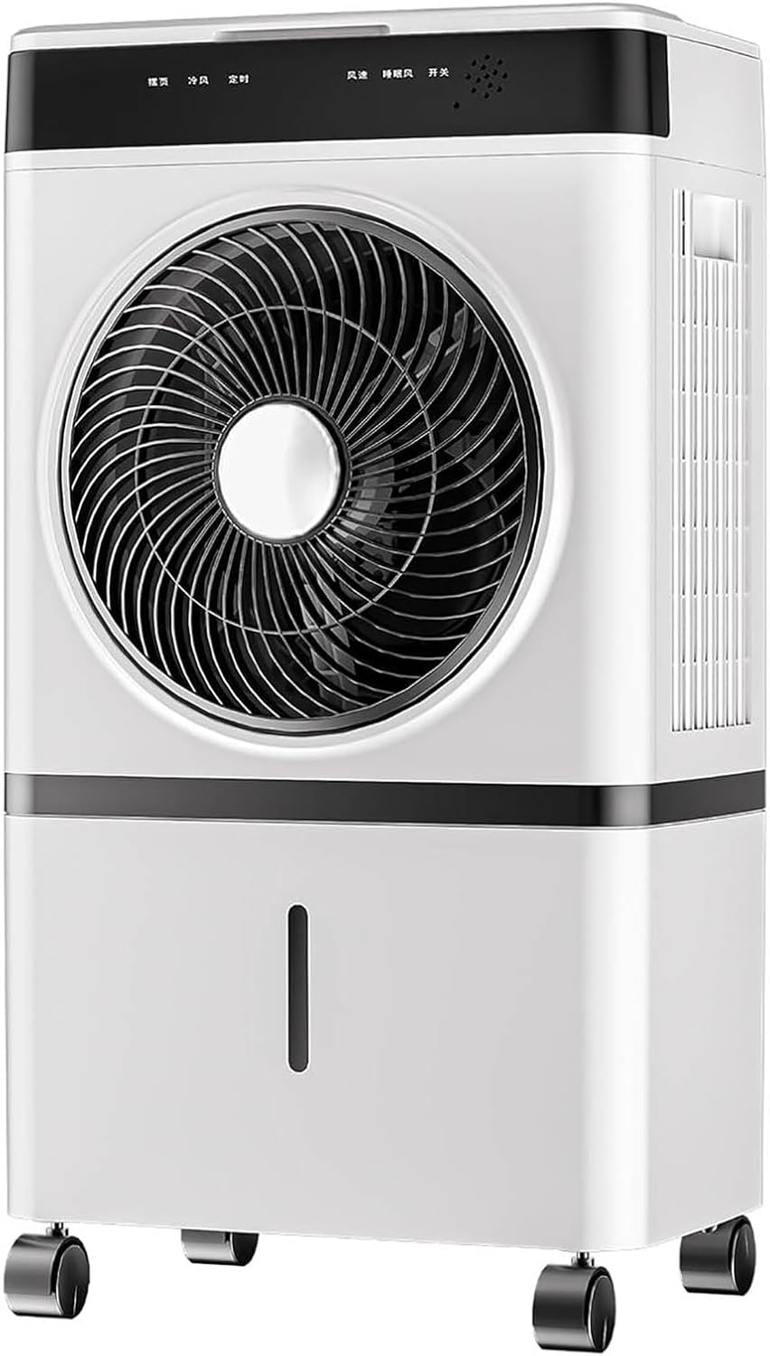 GENERIC Refroidisseur D'air évaporatif Portable, Climatiseur Mobile, Ventilateur Avec Télécommande, Minuterie 12 H, Réservoir D'eau De 14 L, 3 Vitesses, Rafraîchisseur D'air Pers