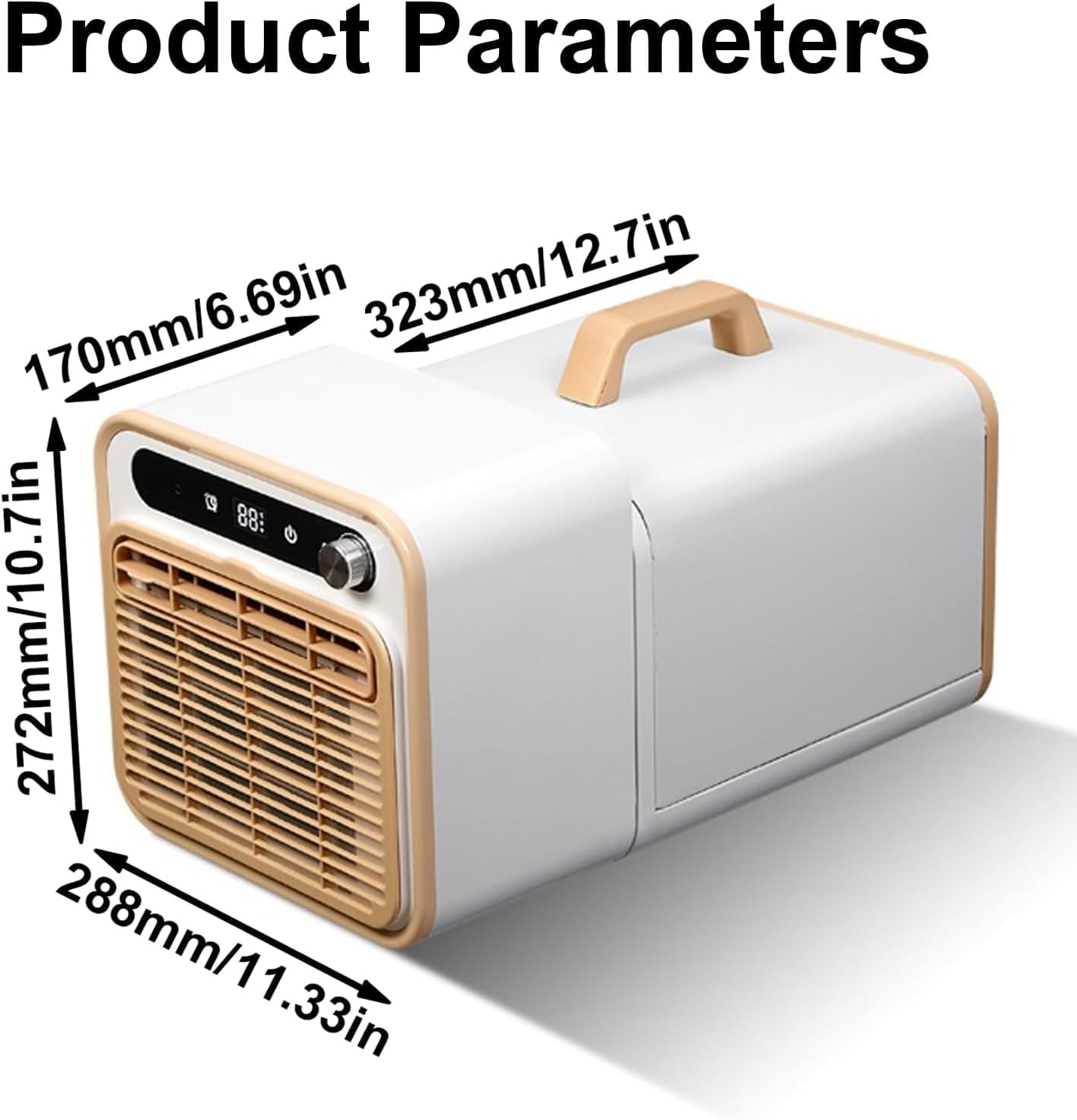 GENERIC Climatiseur Portable Split Silencieux, Unité De Climatisation 5000 Btu Pour Camping Avec Wifi Et Télécommande, Débit D'air De 130 M³/h, Minuterie 12 H, Adapté à Diverses Utili 1-meter Connecting Pipe