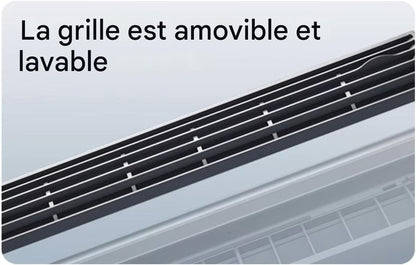  Générique Ventilateur Rafraîchisseur D'Air | Ventilateur D'Air Frais Pour Chambre à Coucher,Appareil De Ventilation Avec Fonction Chargeur Sans Fil Pour Usage Intérieur Extérieur Maison Voyage